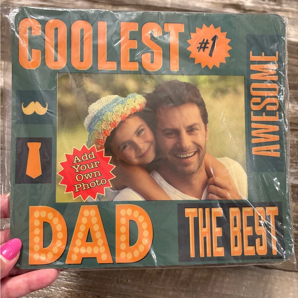 Mouse Pad Coolest Dad Photo DIY